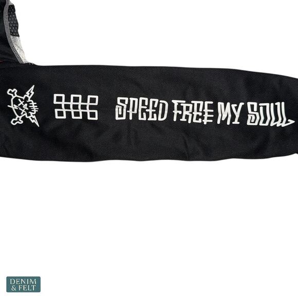 Fasthouse Youth Grindhouse Akuma Black Motocross Jersey Speed Frees My Soul NEW - Picture 6 of 11